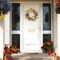 Artificial Spring Summer Wreath Peony Wreaths for Front Door with Olive Leaf,Eucalyptus Leaf,Daisy,Lavender for Indoor Outdoor Wall Festival Home Farmhouse Wedding Decor